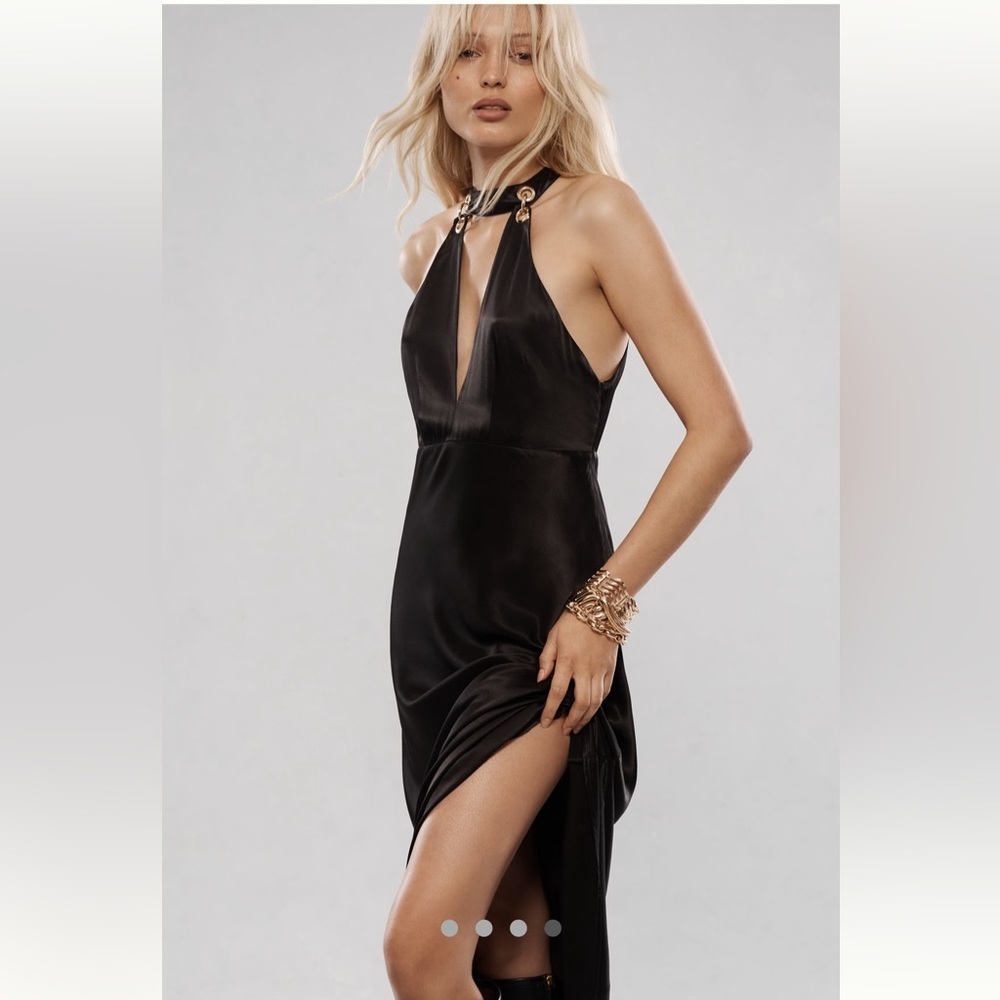🎉SUPER RARE🎉 Rixo Anthropologie NWT RIXO Elenora Halter Dress size 6. - Picture 2 of 7